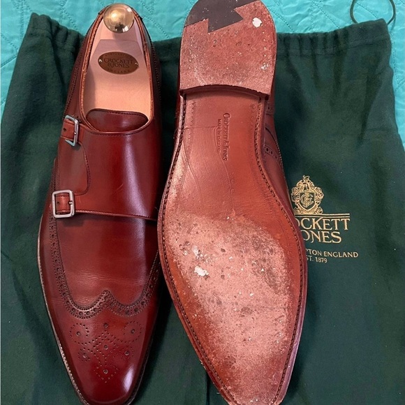 Crockett and Jones Shoes Mens Crockett And Jones Gower 2 Monk